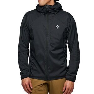 Black Diamond Alpine Start Hooded Jacket Black Packable - Men's Small